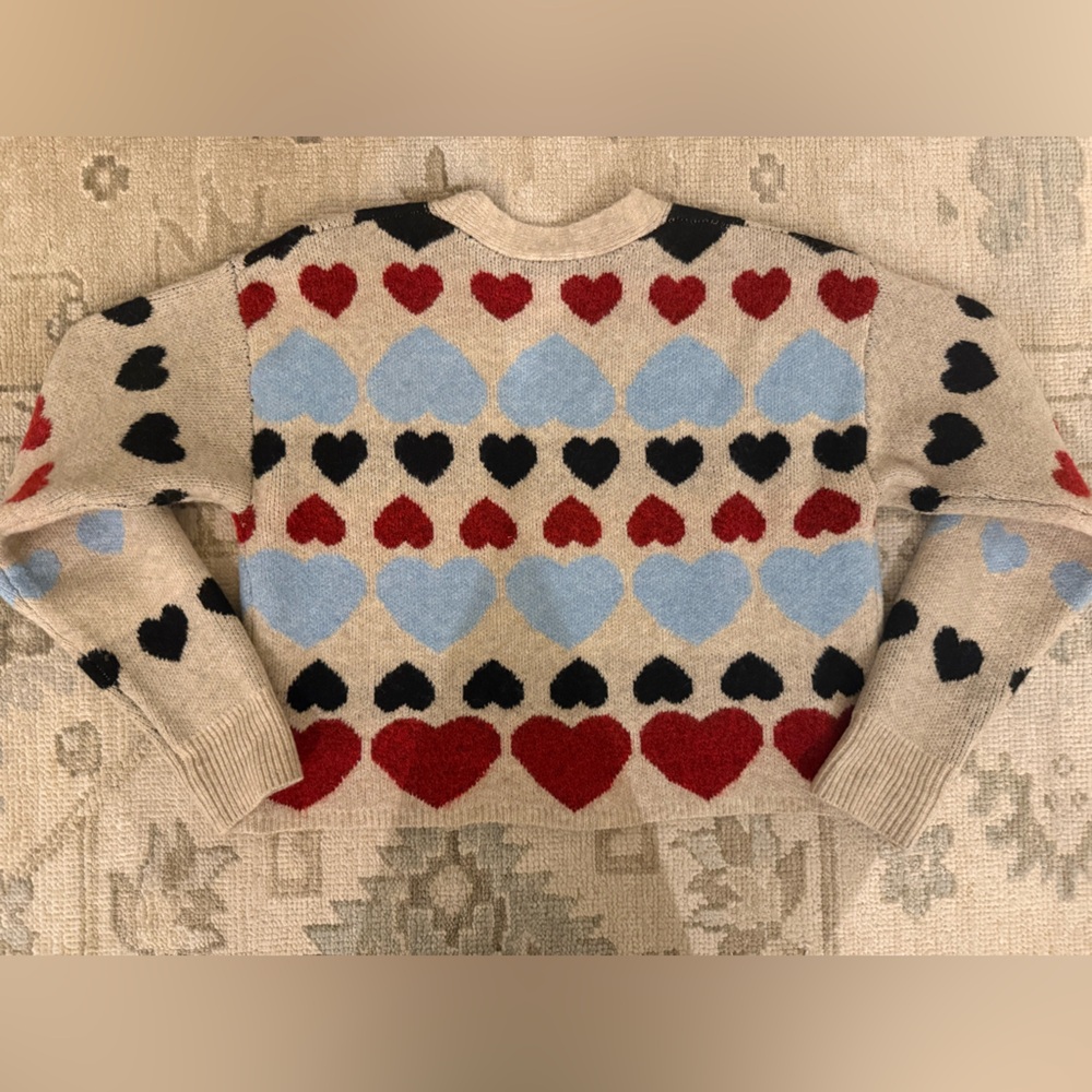 Free The Roses Heart Patterned Cardigan - Picture 2 of 2